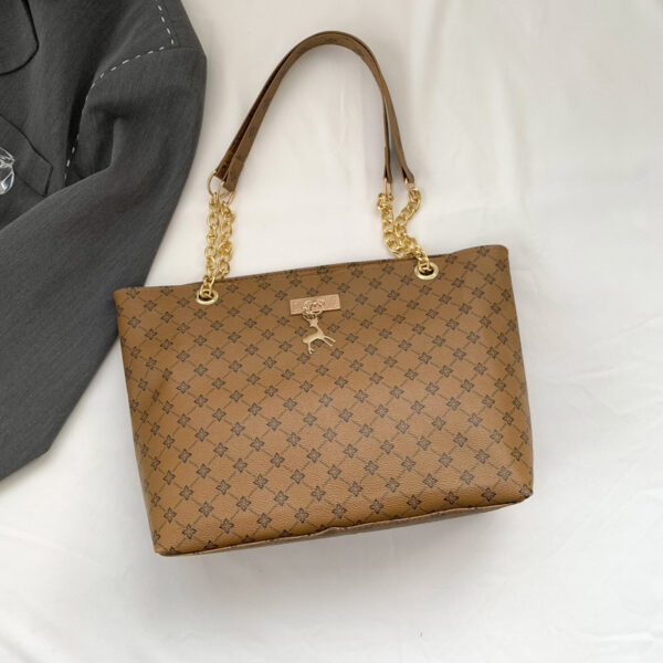 Retro Commuter Texture Chain Shoulder Bag For Women Spring - Image 9