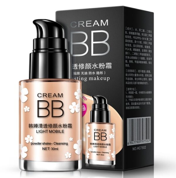 Clear and sleek hydrating cream nude makeup BB cream makeup concealer moisturizing BB cream - Image 4